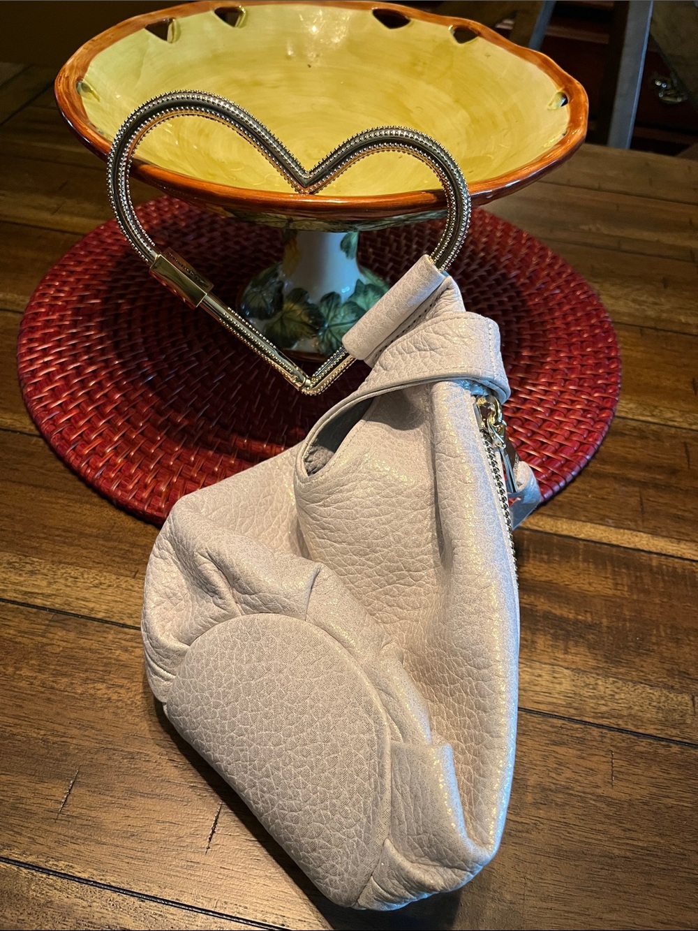 Cute Leather Heart Purse